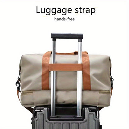 Spacious Tote Bag Designed for Travel And Fitness, Perfect for Both Short And for long Journeys. Versatile As a Casual Shoulder Or Crossbody Bag, It Makes an Excellent Gift for Friends