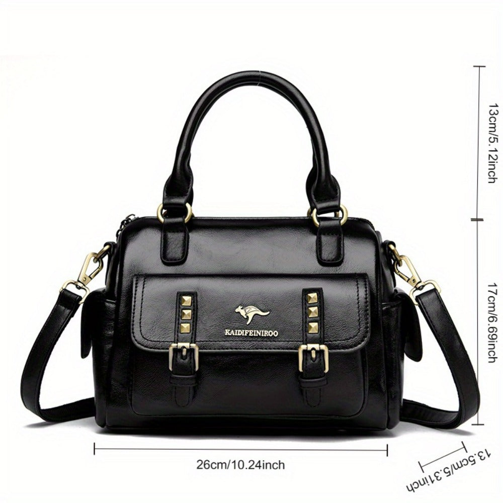 Crossbody Bag for Women – PU Leather, Large Capacity, Multi-Pocket, for Travel & | Bag Vero – detail view 7