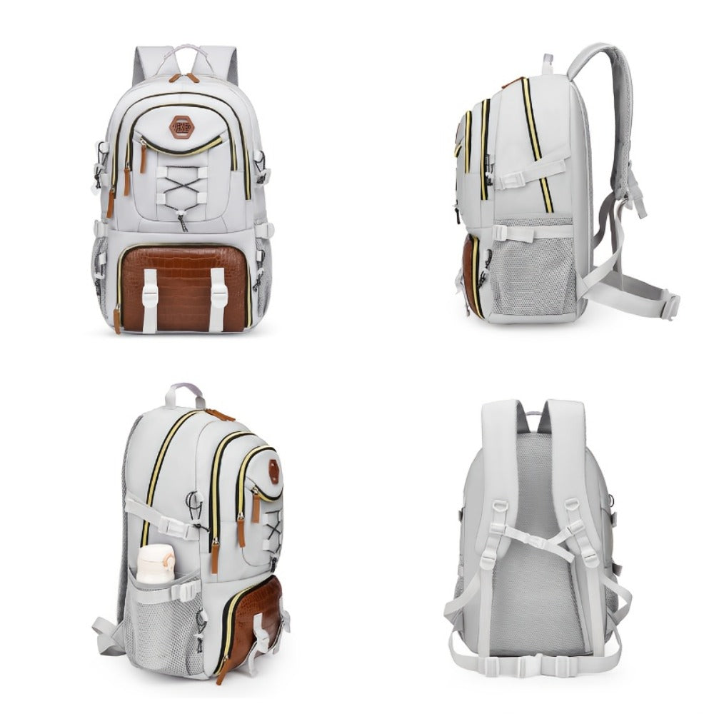 Large Capacity Backpack with Separate Shoe Compartment - Durable, Easy-to-Clean, Multiple Compartments for Business Trips, Daily Use & Outdoor Travel - Holiday Gift, Adjustable Strap, Lightweight, Laptop Compartment, Travel Gear
