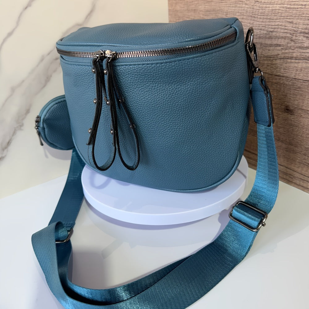 Large Crossbody Bags for Women Bum Bag Sling Purse with Adjustable StrapDetachable Strap - Shoulder/Waist Bag Suitable for Casual, Travel, Daily Use