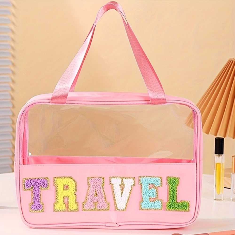 Travel Makeup Bag – PVC, Transparent, Clear, for Travel | Bag Vero – detail view 9