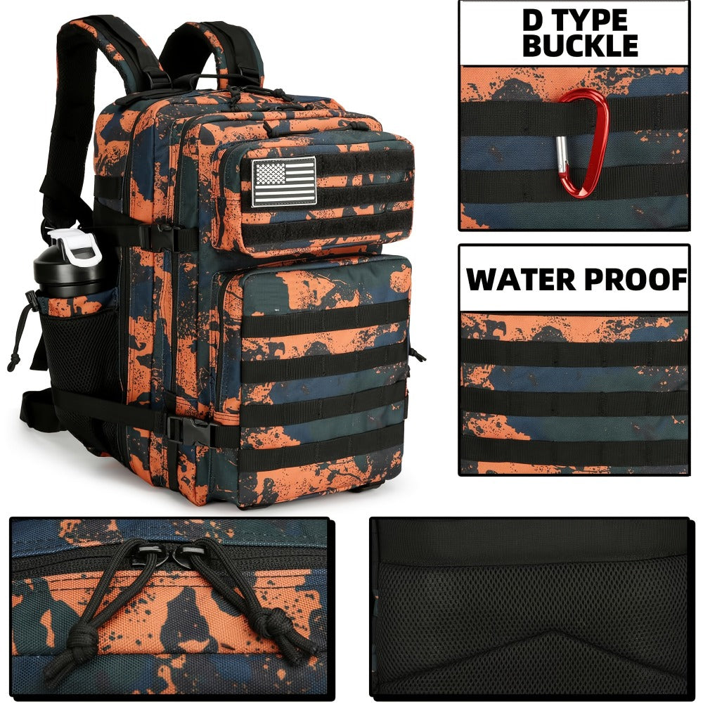 Travel Backpack – Hiking Large Molle Rucksack Day | Bag Vero – detail view 5