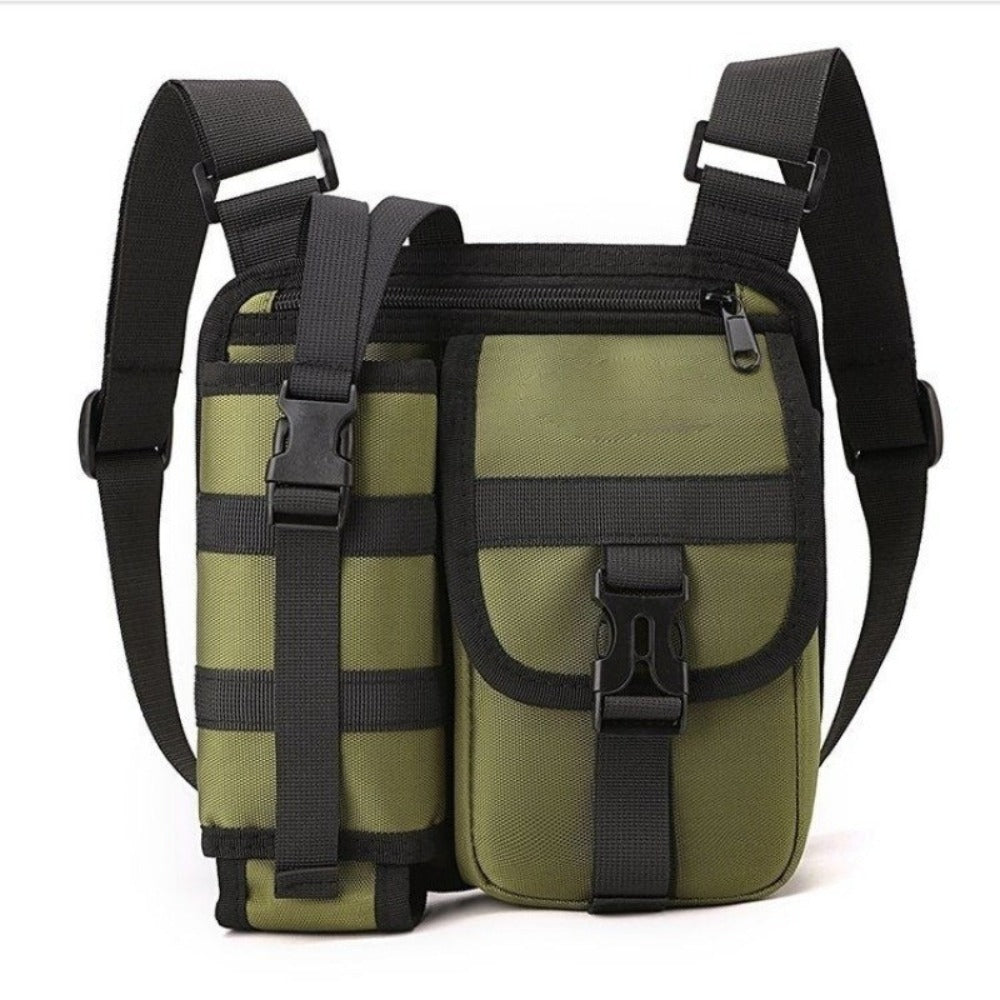 Men's New Shoulder Messenger Bag Outdoor Sports Leisure Walking Travel High Quality and Wear-resistant Practical Mobile Phone Kettle Bag