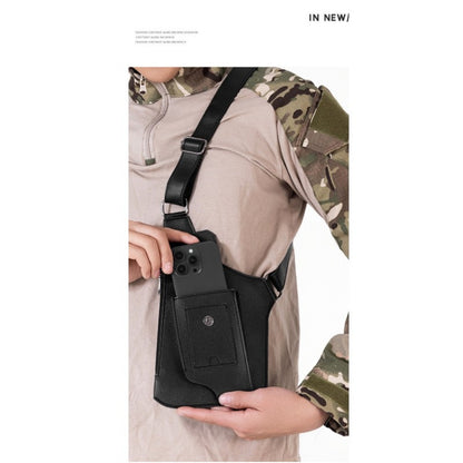 Men's Crossbody Bag – for Travel & Work, Armpit Vintage Underarm Messenger Pack | Bag Vero – detail view 15