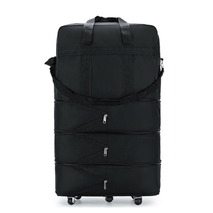 Large Expandable Wheeled Duffle Bag Foldable Rolling Travel Suitcase 32" 42"