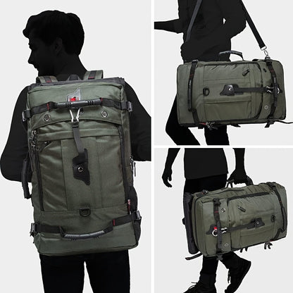 Spacious Travel Backpack, Versatile Shoulder Bag, Men'S Hiking Pack, Outdoor Sports Rucksack, Everyday Daypack, School Backpack, Compatible with 15.6-Inch And 17.3-Inch Laptops