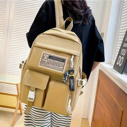 Backpack for Women – 5-Piece, Large Capacity, Lightweight, for Travel & Work | Bag Vero – detail view 13