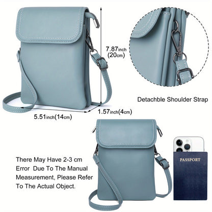 [Ideal Gift for Christmas] Small Crossbody Bag for - Versatile Phone Purse with Adjustable Strap, Magnetic Snap & 3 Compartments - Perfect for Travel, Outdoor & Everyday Use - Ideal Gift for Christmas, Dailygift for Friends, Mini Purse, for Teenager
