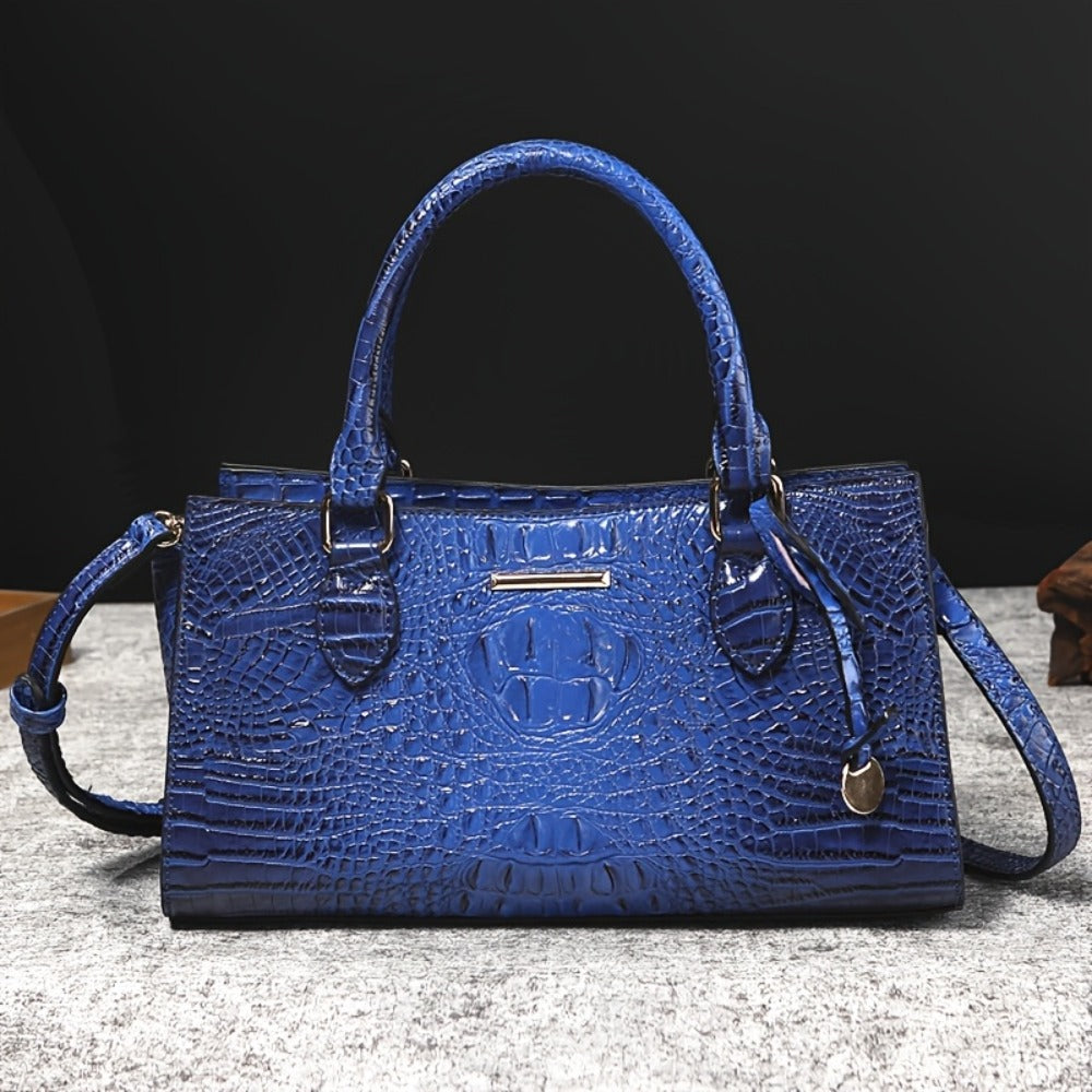 Crossbody Bag for Women – for Travel & Everyday Use, Alligator Print Luxury Zipper Party | Bag Vero – detail view 9