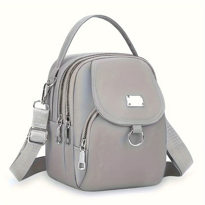 1/1pc Unisex Fashion Oxford Messenger Bags, Solid Color Casual Shoulder Crossbody Bags with Zipper Closure, Suitable for Outing And Daily Use, Best Gift