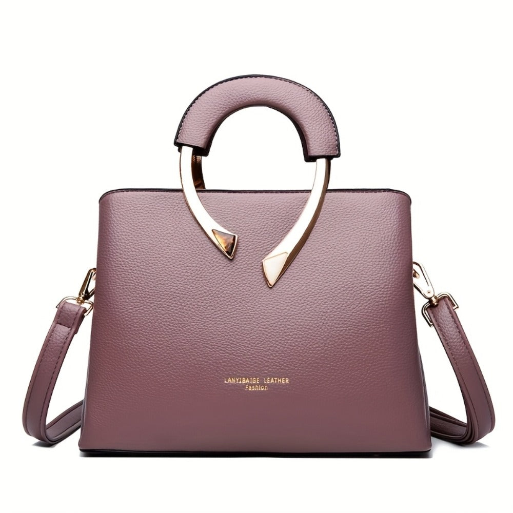 Fashionable Women's Handbag High-Quality Fabric Mom Bag Simple Single Shoulder Crossbody Bag Three-Layer Large Capacity Vintage Tote Bag