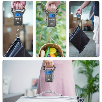 Meilin Luggage Scale 50kg/110LB Digital Portable Handheld Scale with Hook Backlit LCD Travel Essential