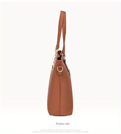 6pcs Retro Large Crossbody Bag with Adjustable Strap & Zipper Closure - Multi-Piece Bun Female Bag Set,/ Shoulder Purse Suitable for, Travel, Daily Use,Portable