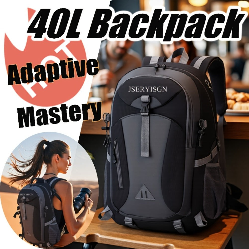 Experience The Convenience Of A Single Large Backpack for All Your Hiking Camping Mountaineering Work And Educational Requirements