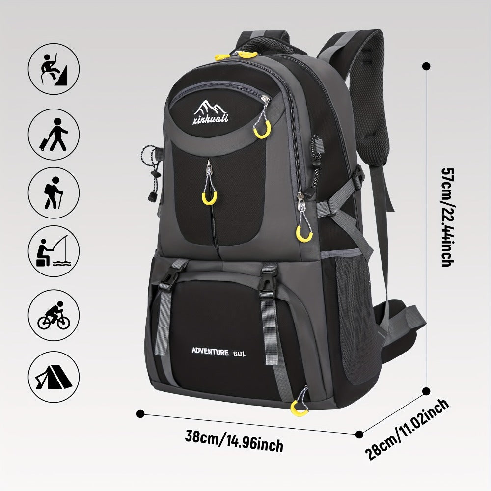 Men'S Large Capacity Outdoor Backpack, Sports Hiking Bag