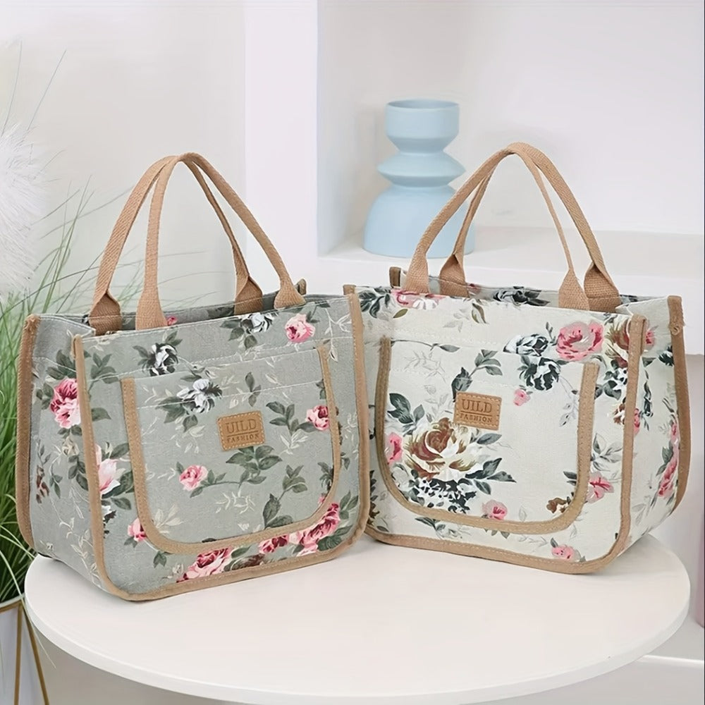 Tote Bag for Women – 2-Pack, Canvas, for Work & Everyday Use | Bag Vero – detail view 2