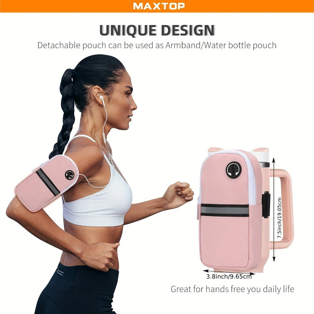 Sling Backpack Crossbody Sling Bag with Detachable Phone Bag for Unisex Multipurpose Travel Hiking Chest Bag