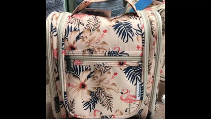 Travel Makeup Bag – 17 Colors, Large Capacity, Multi Pocket, Lightweight | Bag Vero – detail view 36