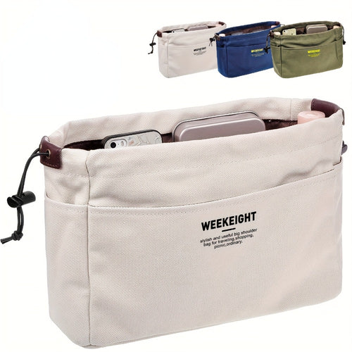 Pack Within Pack, Drawstring Organizer Bag with Multiple Pockets, Lightweight Portable Travel Storage Bag, Large Capacity Inner Pocket Organizer, Multifunctional Multi-Pocket Purse