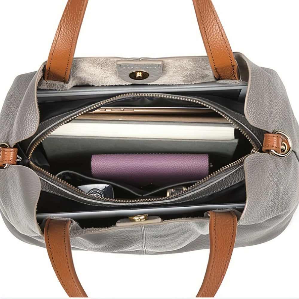 Crossbody Bag for Women – Genuine Leather, Large Capacity, for Travel & Work | Bag Vero – detail view 14