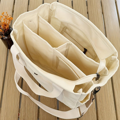 Crossbody Bag for Women – Canvas, Multi-Pocket, for Travel & Work | Bag Vero – detail view 12