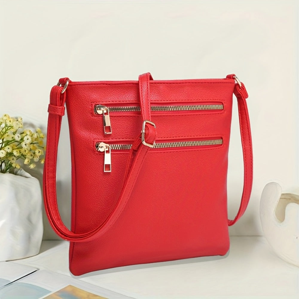 RAGSTO Valentine'S Day Party Series Women'S Crossbody Bag Shoulder Bag Multi Pocket Zipper Wallet With Adjustable Shoulder Strap, Suitable For Shopping, Work, Travel Or Vacation