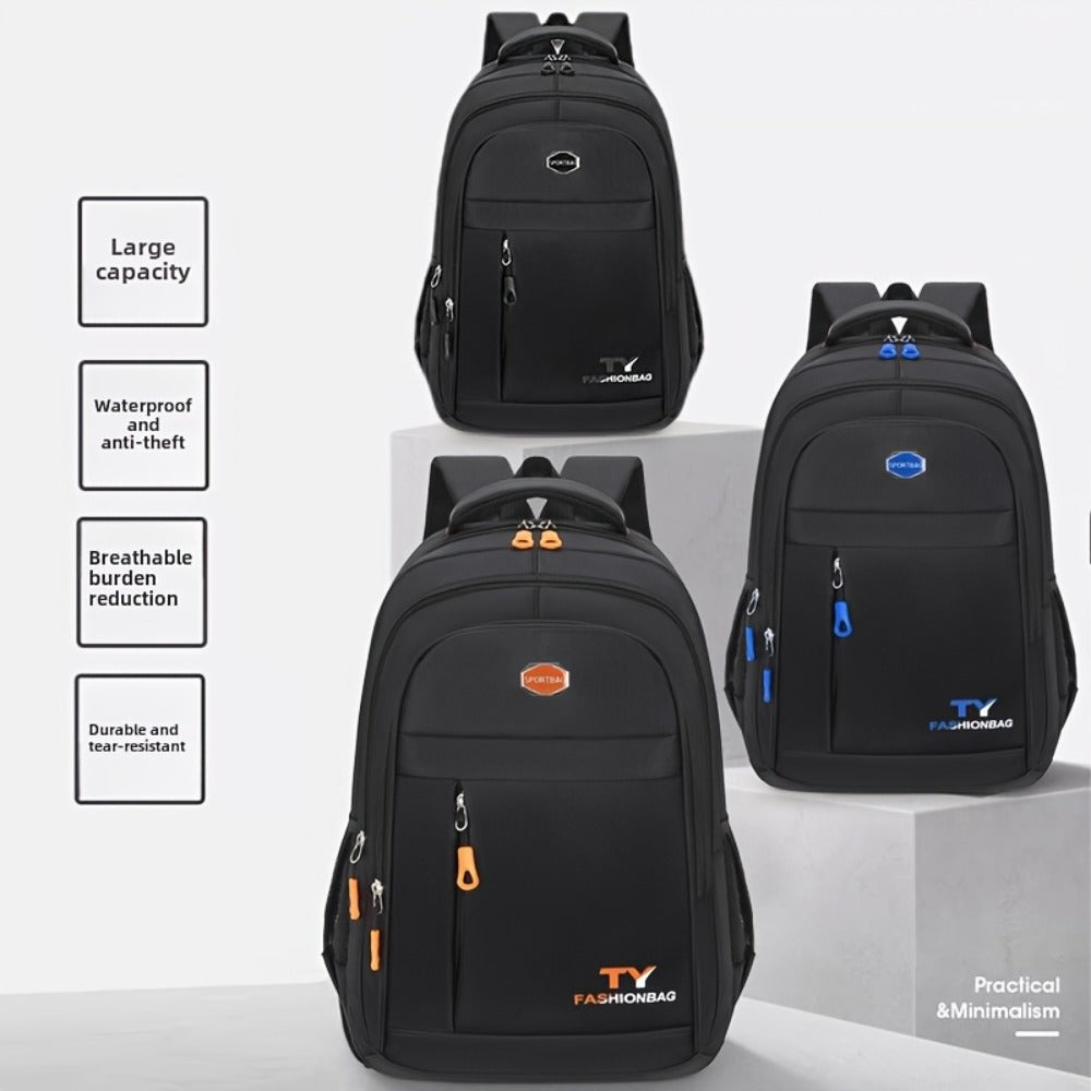 A New Stylish Business Laptop Backpack with Multiple Compartments, Large Capacity And Multiple Functions, Equipped with Adjustable Thick Shoulder Straps, Suitable for School, Work, Travel And Daily Commuting, Unisex, Holiday Gift