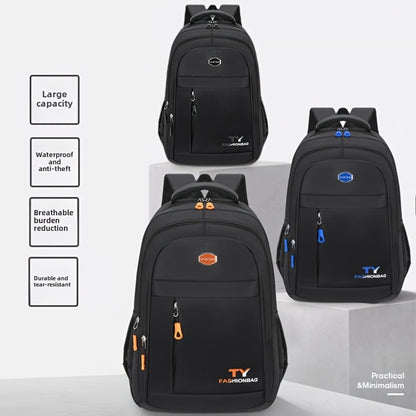 A New Stylish Business Laptop Backpack with Multiple Compartments, Large Capacity And Multiple Functions, Equipped with Adjustable Thick Shoulder Straps, Suitable for School, Work, Travel And Daily Commuting, Unisex, Holiday Gift