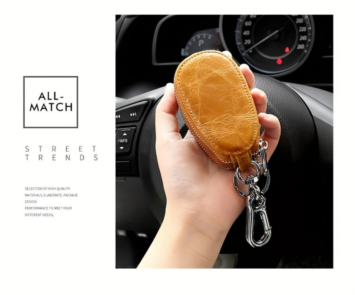 Men's Wallet – for Everyday Use, Car Key Fob Holder Leather | Bag Vero – detail view 24