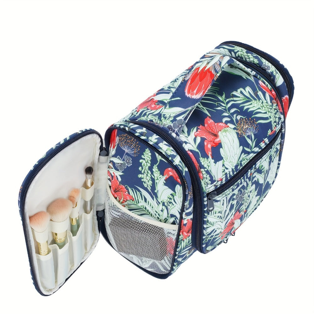 Travel Makeup Bag – 17 Colors, Large Capacity, Multi Pocket, Lightweight | Bag Vero – detail view 50