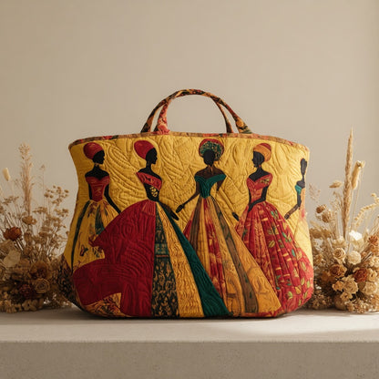 Bohemian Style Quilted Tote Bag | Large Capacity for Storing Books, Washable And Easy to Maintain, Versatile for Travel And Daily Use