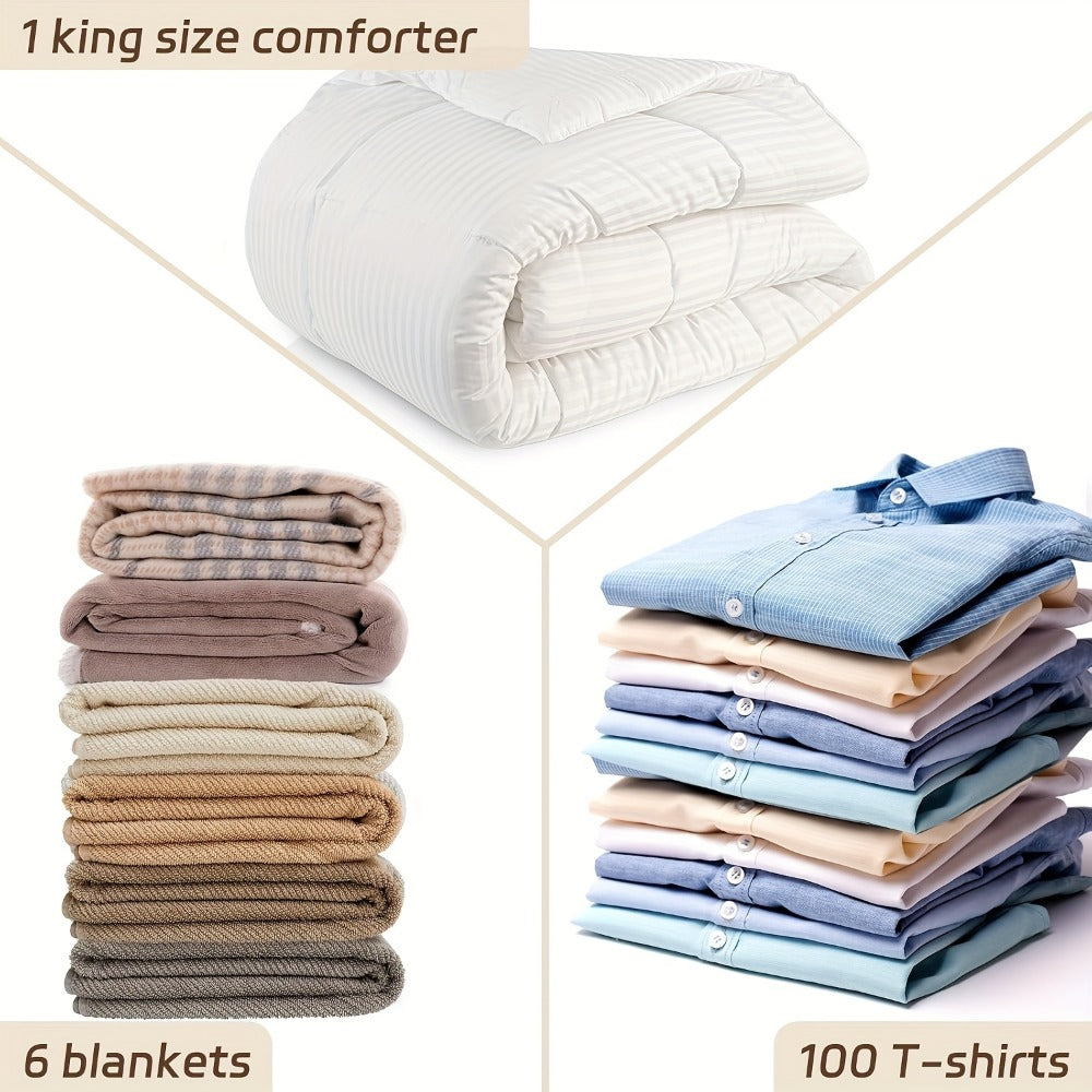 TOMNK 4/8 Pack Comforter Storage Bags, 19.81gal Extra Large Storage Bags, Clear Storage Bags with Zipper, 23.6*20*10in, Moving Bags, Storage Bags for Clothes, Blankets, Comforter, Pillows And Other Daily Products