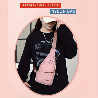 Women's Crossbody Bags PU Waist Bags Chest Bags Fashion Crossbody Backpacks Outdoor Hiking