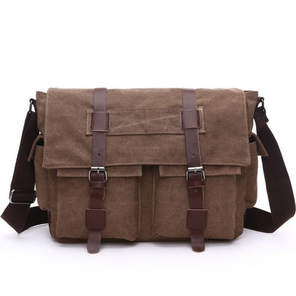 Laptop Bag – Canvas, Lightweight, Adjustable Strap, for Work & Everyday Use | Bag Vero – detail view 3