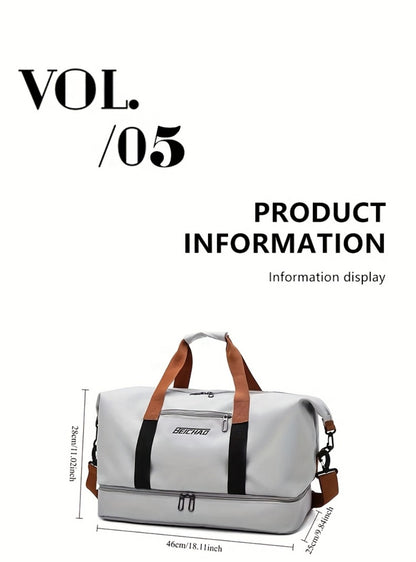 Men's Crossbody Bag – for Travel & Everyday Use, Spacious Gym Fitness Short Trips | Bag Vero – detail view 25
