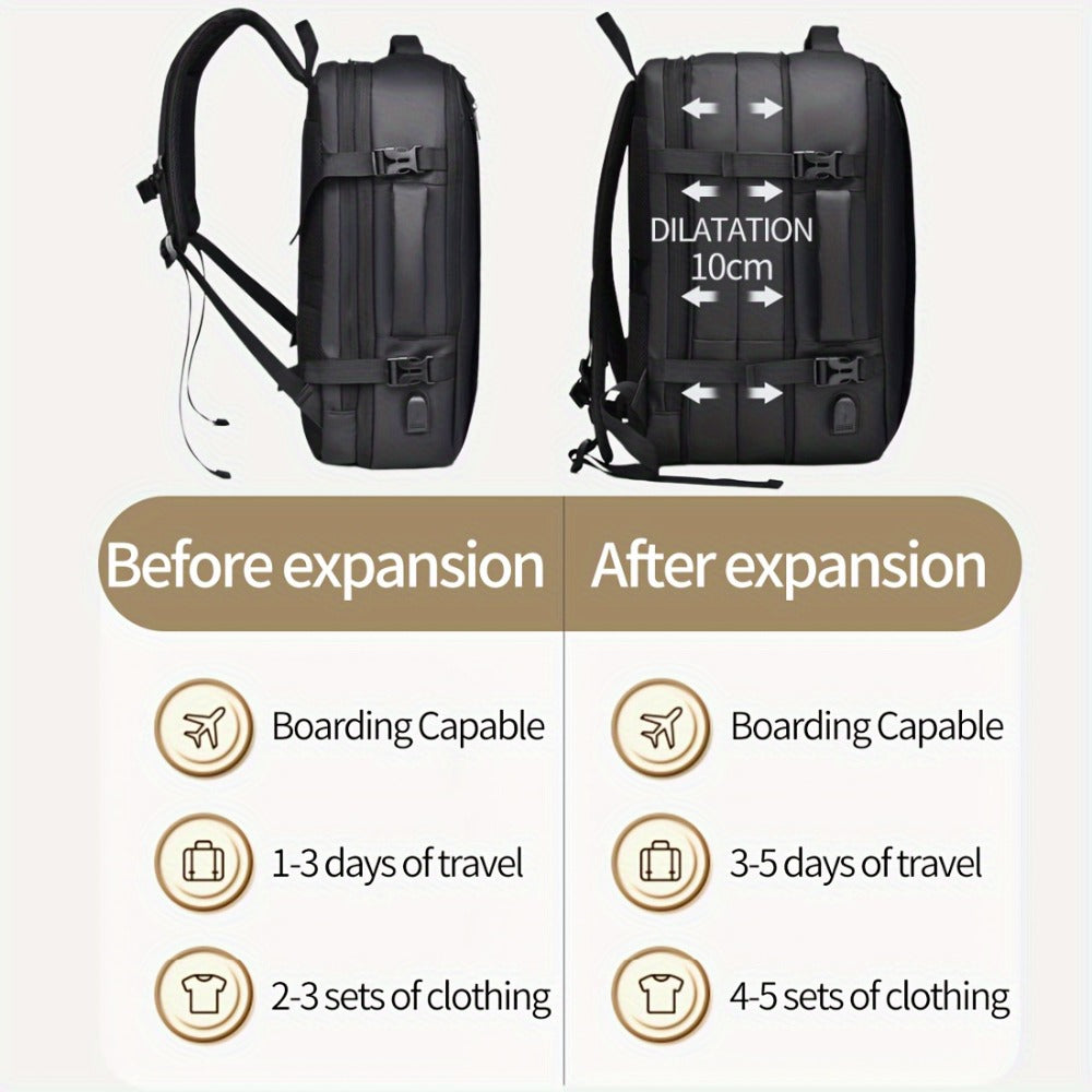 Outdoor Exploration, New Versatile Travel Bag, Portable Hiking Backpack Luggage Bag, Spacious Multi-Pocket Stylish Backpack for Business Travel And Commuting, Travel Backpacks