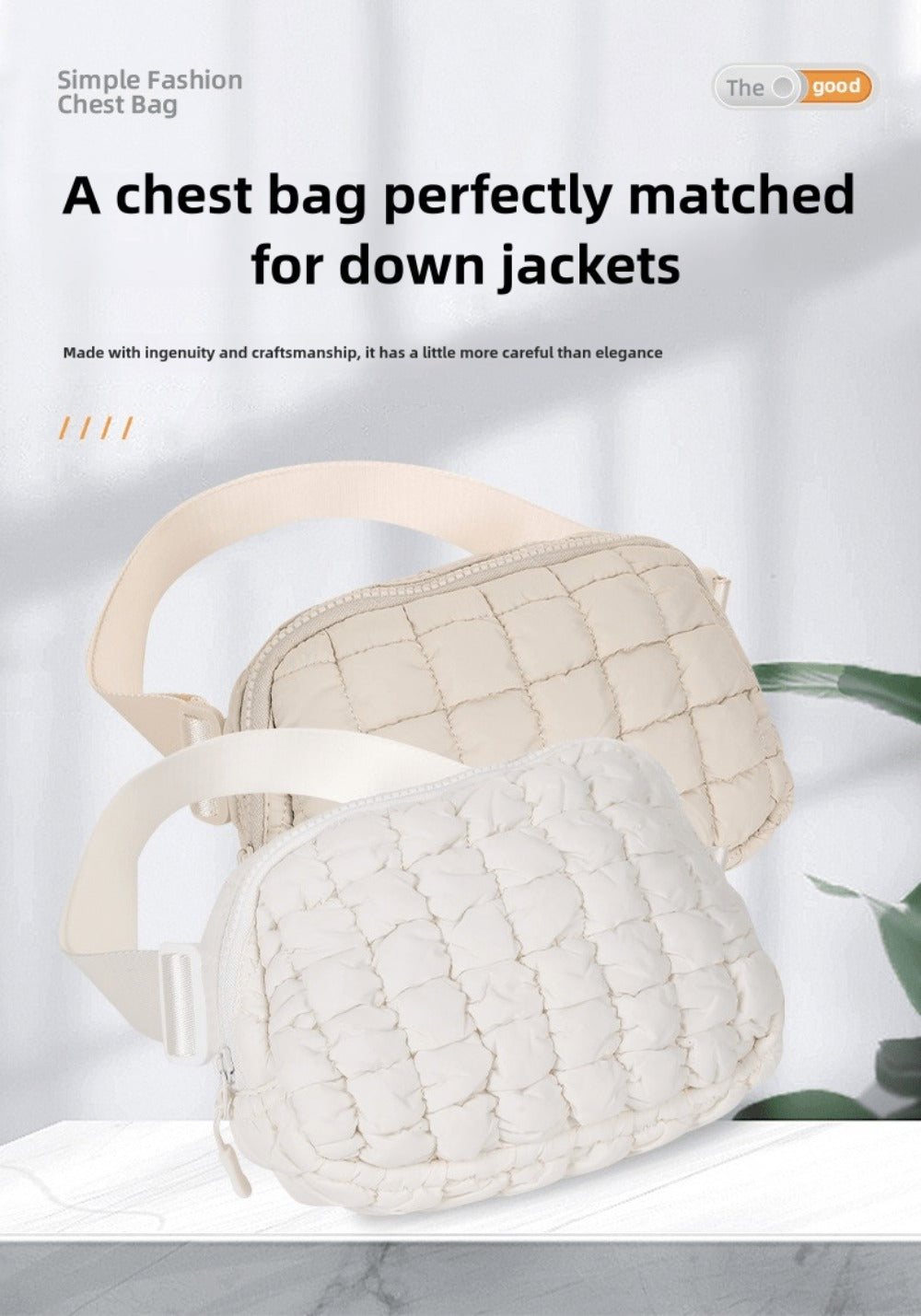 Waist Bag – 7 Colors, Quilted, for Everyday Use | Bag Vero – detail view 24