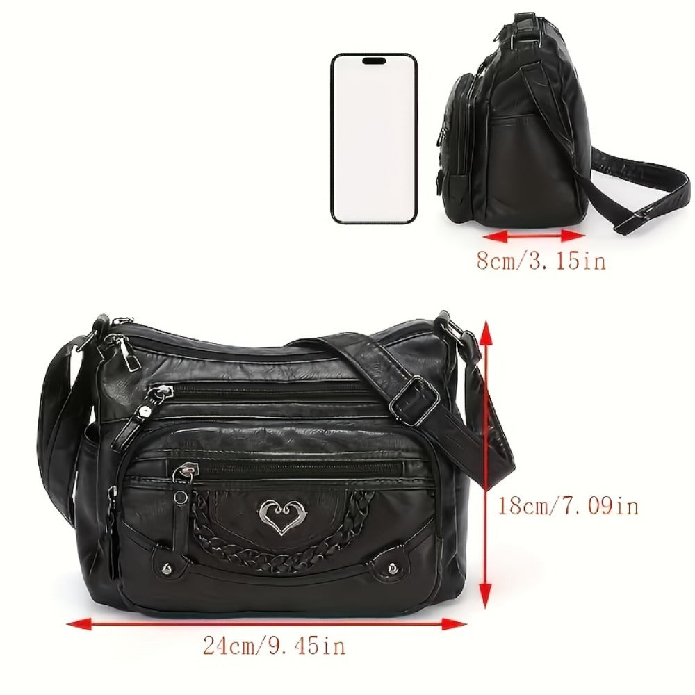 Crossbody Bag for Women – Large Capacity, Adjustable Strap, for Work | Bag Vero – detail view 7