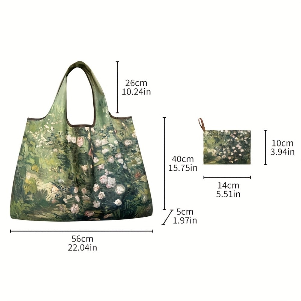 Tote Bag for Women – 2-Pack, Nylon, Foldable | Bag Vero – detail view 10