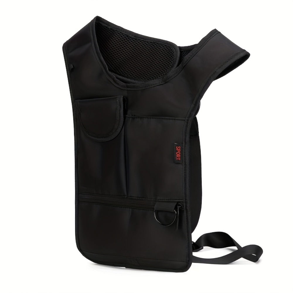 Anti-Theft Concealed Backpack Men'S Sleek Underarm Bag - Anti-Theft, Dual-Shoulder Design with Hidden Compartments for Phone & Essentials, Breathable Mesh Back, Perfect for Daily Use