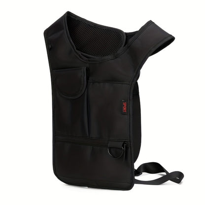 Anti-Theft Concealed Backpack Men'S Sleek Underarm Bag - Anti-Theft, Dual-Shoulder Design with Hidden Compartments for Phone & Essentials, Breathable Mesh Back, Perfect for Daily Use