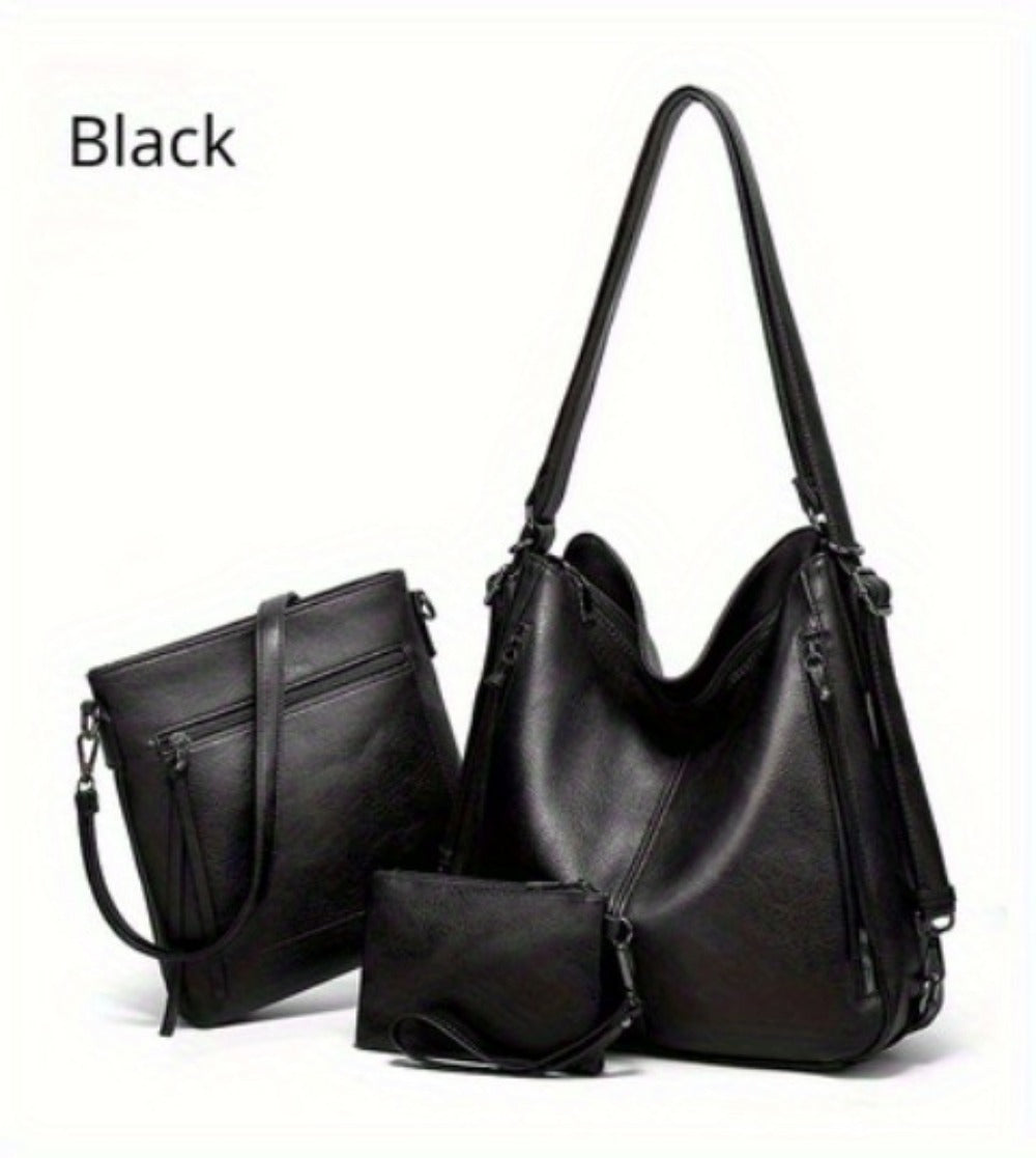 Backpack for Women – 3-Piece, Large Capacity, Convertible, for Travel & Work | Bag Vero – detail view 26