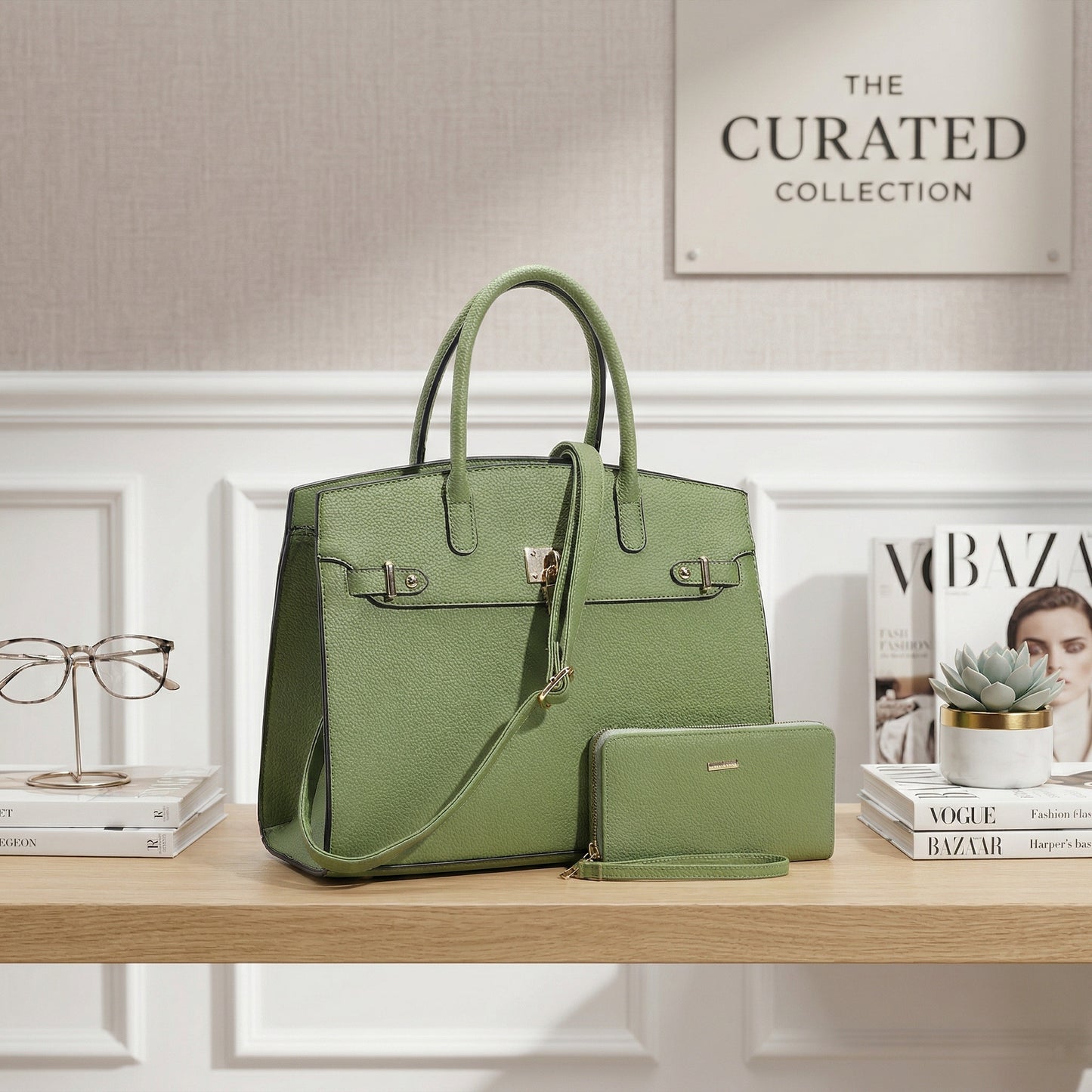 Women's Wallet – for Work & Everyday Use, Top Handle Set Matching Zipper | Bag Vero – detail view 15
