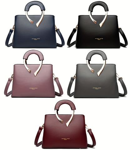 Fashionable Women's Handbag High-Quality Fabric Mom Bag Simple Single Shoulder Crossbody Bag Three-Layer Large Capacity Vintage Tote Bag