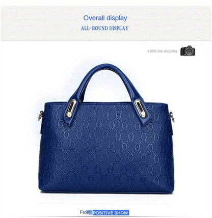 Women's Tote bag set, 4pcs bear pendant bag, large capacity tote purse crossbody bag