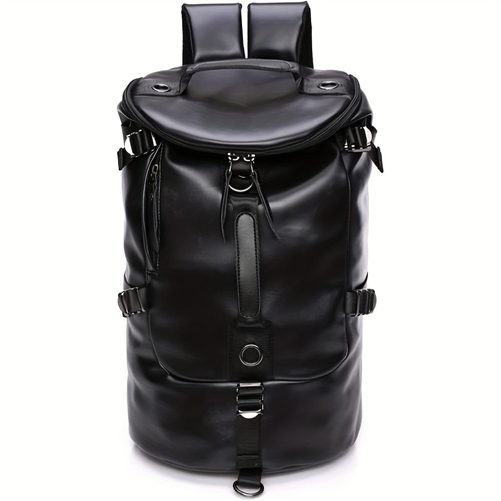 Travel Duffel Bags For Men Black Laptop Backpack Waterproof Airplane Carry On Bags For Business 3 Usage As Handbag, A Shoulder Bag And Backpack