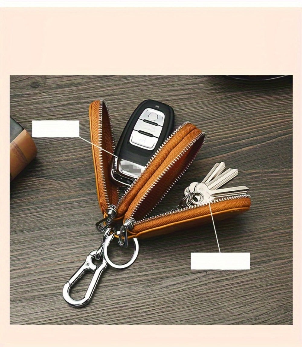 Men's Wallet – for Everyday Use, Car Key Fob Holder Leather | Bag Vero – detail view 12