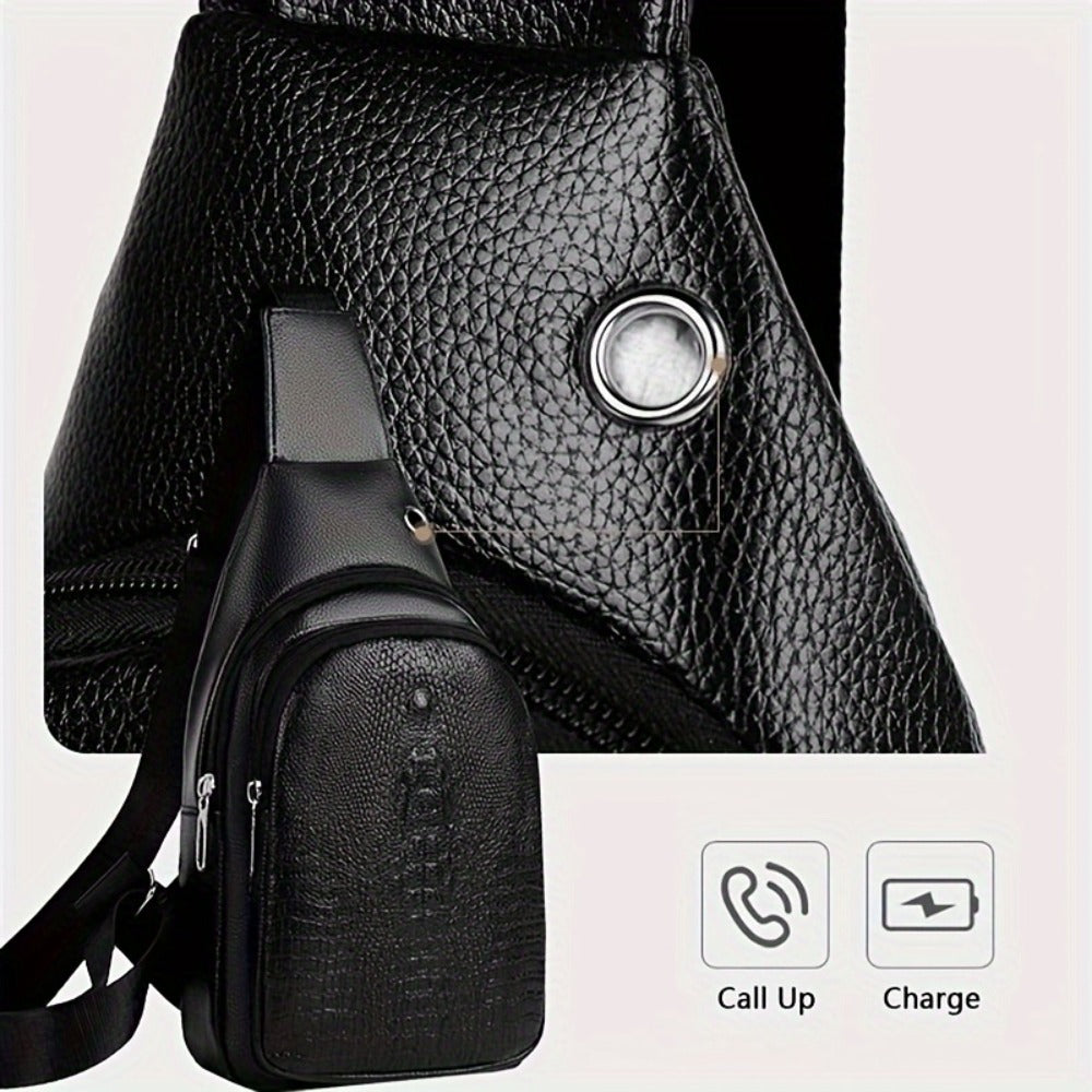 Sling Bag - Stylish High Quality Sling Bag - Durable & Multi-Functional, Crossbody Chest Pack for Casual Everyday Use - Men - Style! Strength! Simplicity! Yours!