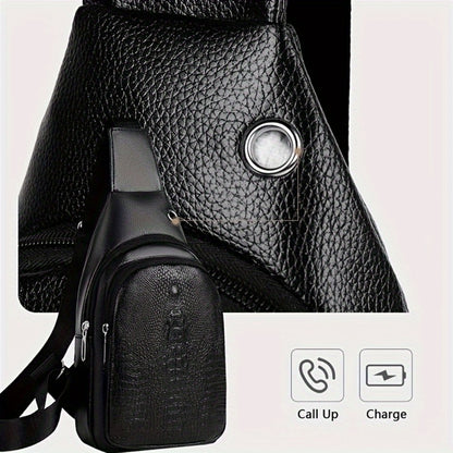 Sling Bag - Stylish High Quality Sling Bag - Durable & Multi-Functional, Crossbody Chest Pack for Casual Everyday Use - Men - Style! Strength! Simplicity! Yours!