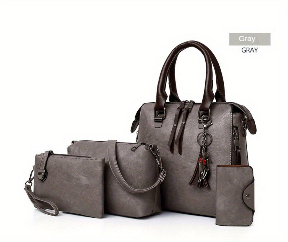 Shoulder Bag for Women – 4-Piece, Large Capacity, Adjustable Strap, for Everyday Use | Bag Vero – detail view 15